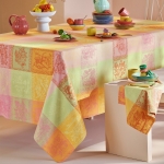 Mille Abecedaire Chatoyant Jacquard Tablecloth 